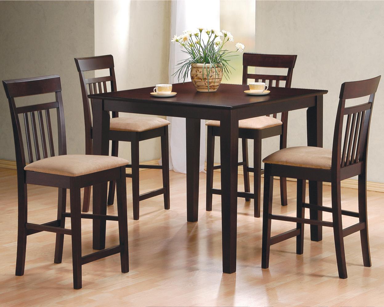 Mix Match 5 Piece Counter Height, High Dining Room Table And Chairs