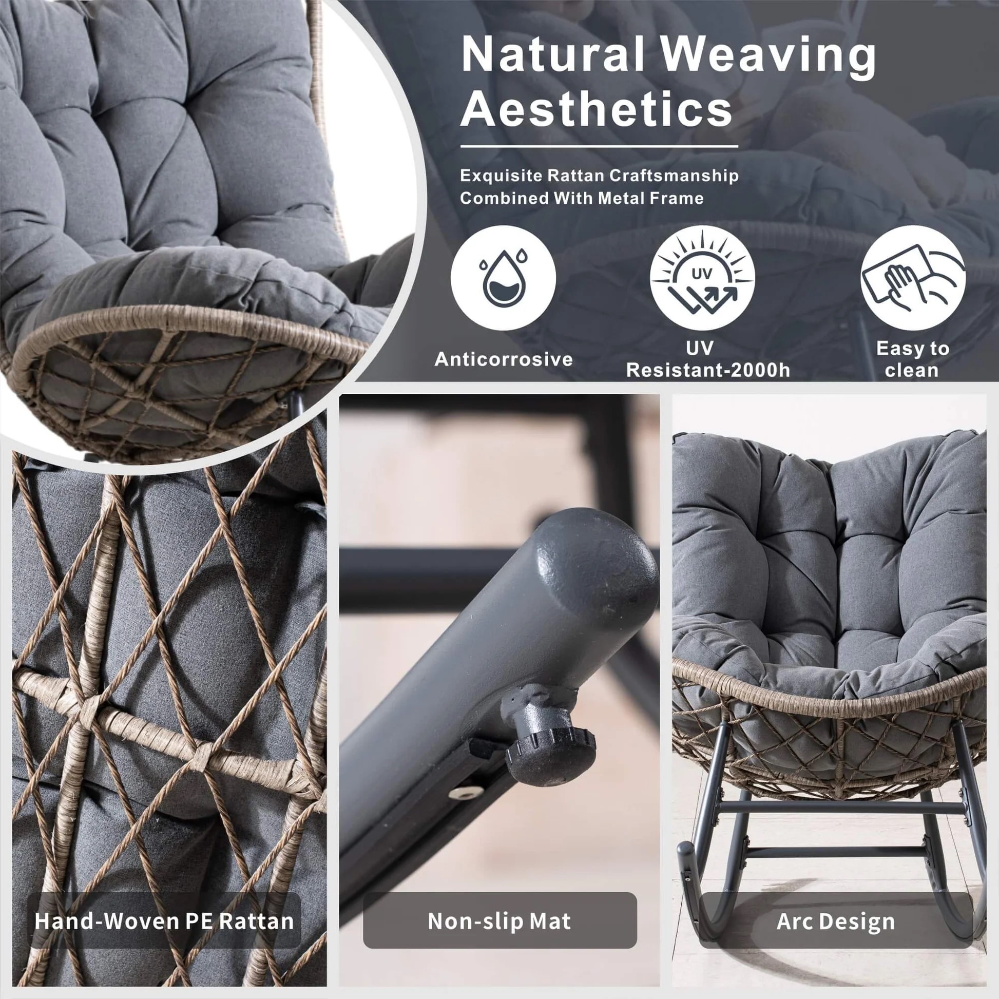 Iron Rocking Chair - Image 9
