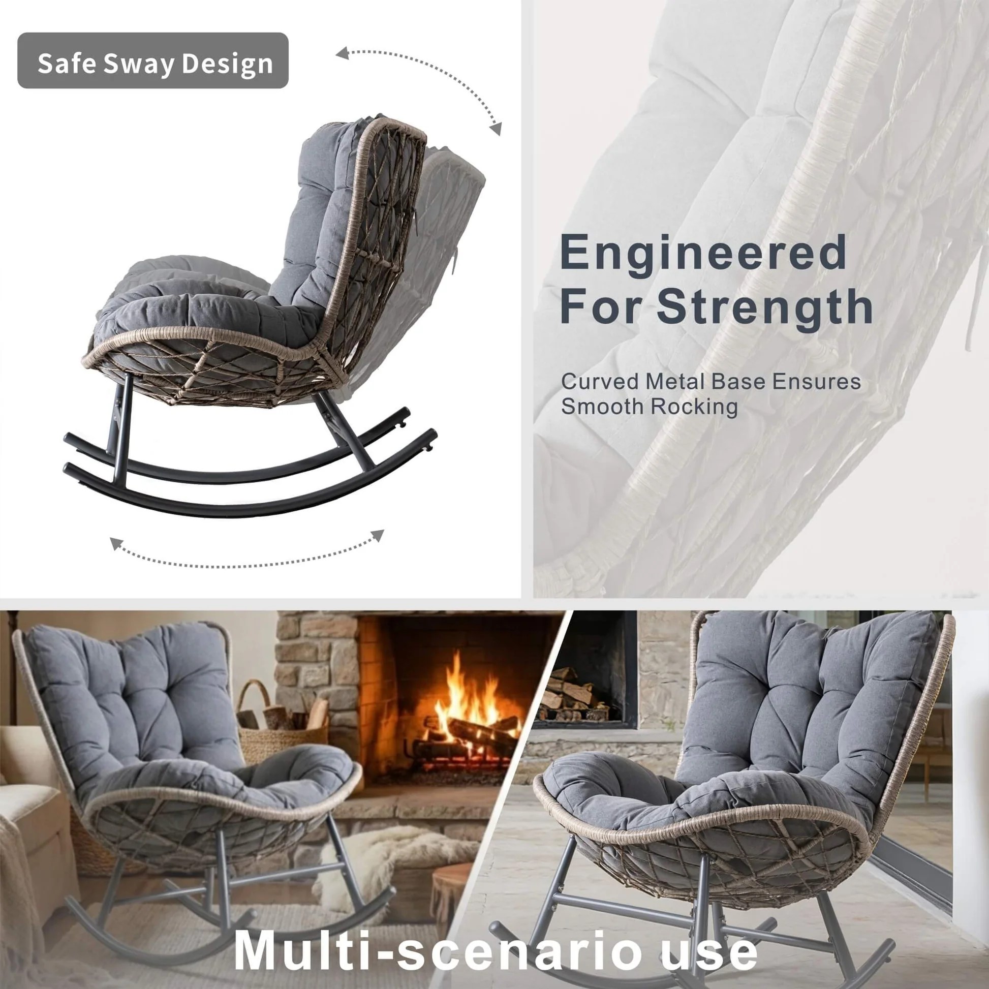 Iron Rocking Chair - Image 8