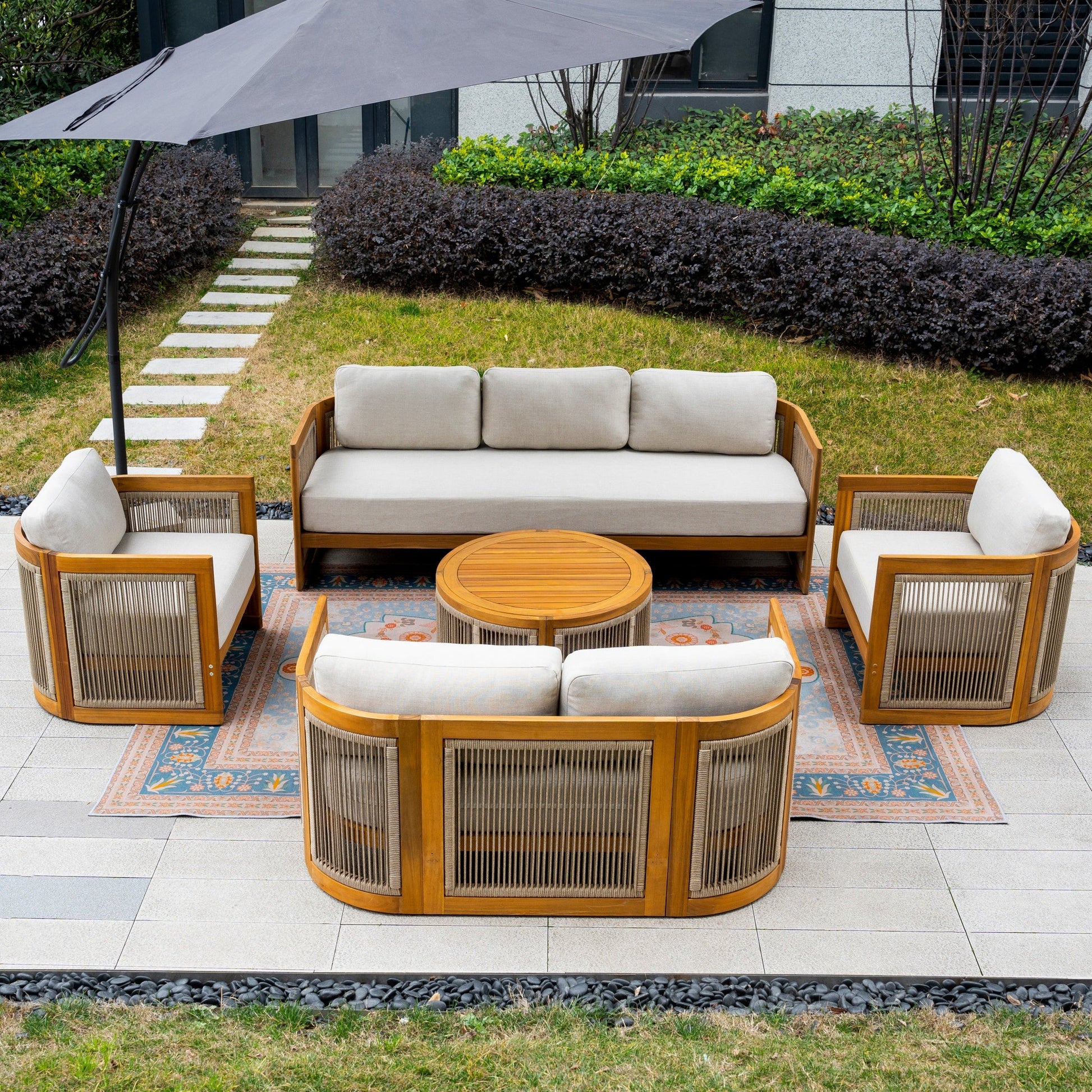 Solid Wood Conversation Sets. Can be Pieced Together.